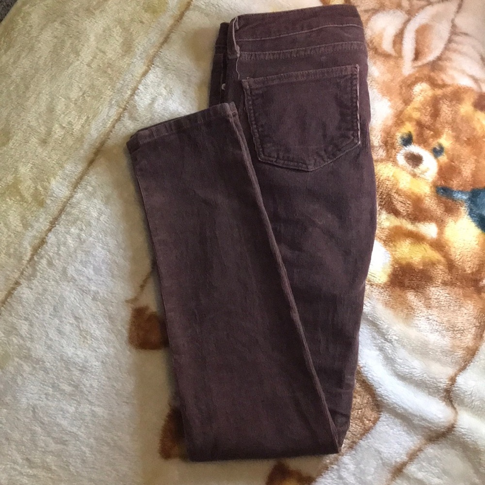 BROWN CORDUROY JEANS ( SIZE 1 )